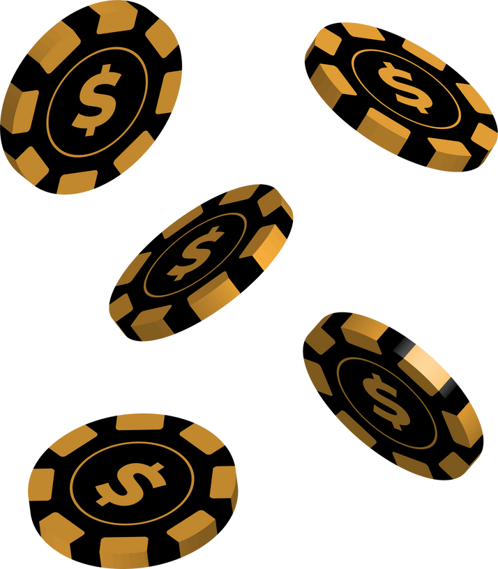 Poker Chips Illustration